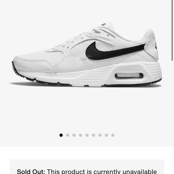 Nike Air Max SC - White & Black Sz 7.5 Women's - Picture 2 of 9